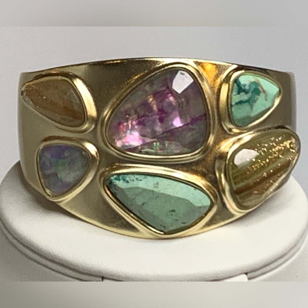 Kendra Scott Margot Statement Cuff Bracelet 
Sea Green Purple